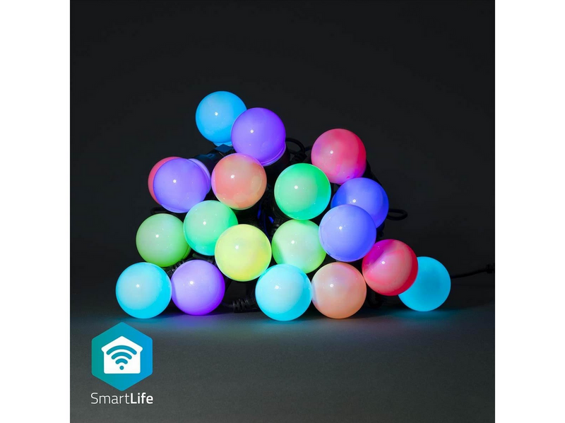 Nedis SmartLife Party Light Bulbs - 10 meters with 20 bulbs - RGB