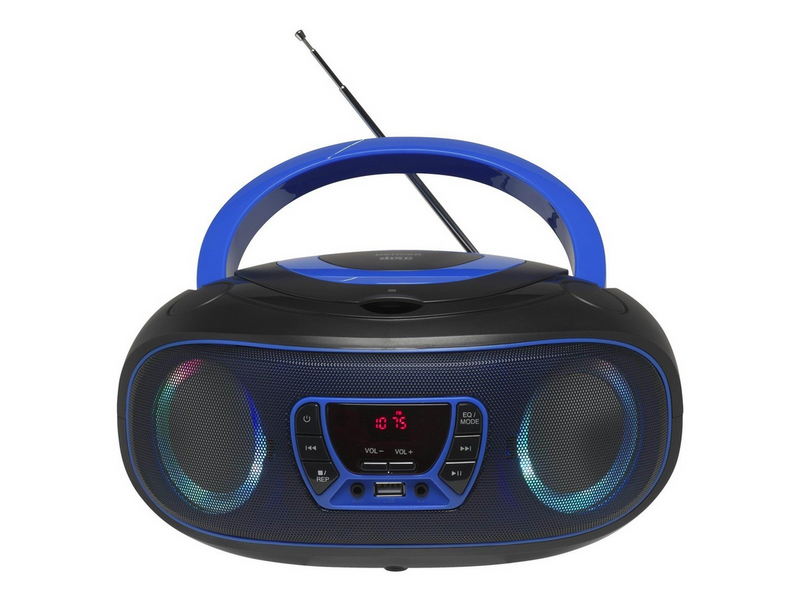 DENVER TCL-212BT - Blue - Boombox - CD - FM - USB - Bluetooth