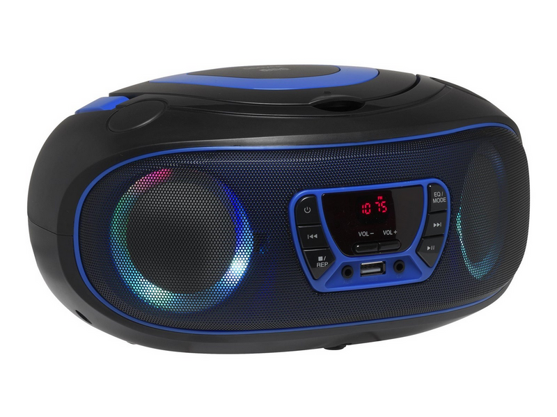 DENVER TCL-212BT - Blue - Boombox - CD - FM - USB - Bluetooth