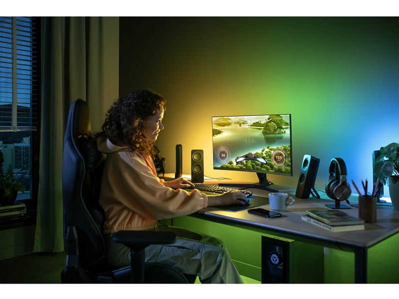 Philips Hue Play Gradient PC Lightstrip 32-34" + Hue Bridge