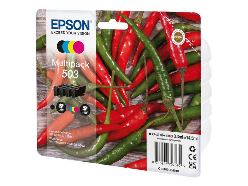 Epson 503 Multipack - 4-pack - black yellow cyan magenta - original - ink