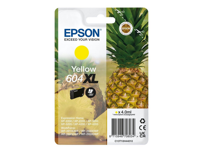Epson 604XL Singlepack - XL - yellow - original - ink cartridge