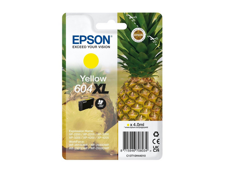Epson 604XL Singlepack - XL - yellow - original - ink cartridge
