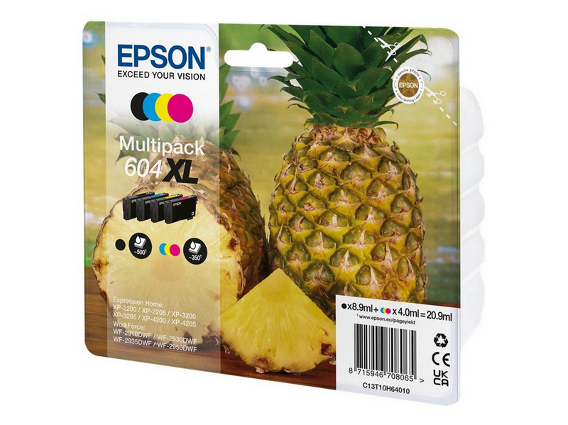 Epson 604XL Multipack - 4-pack - XL - black yellow cyan magenta - original -