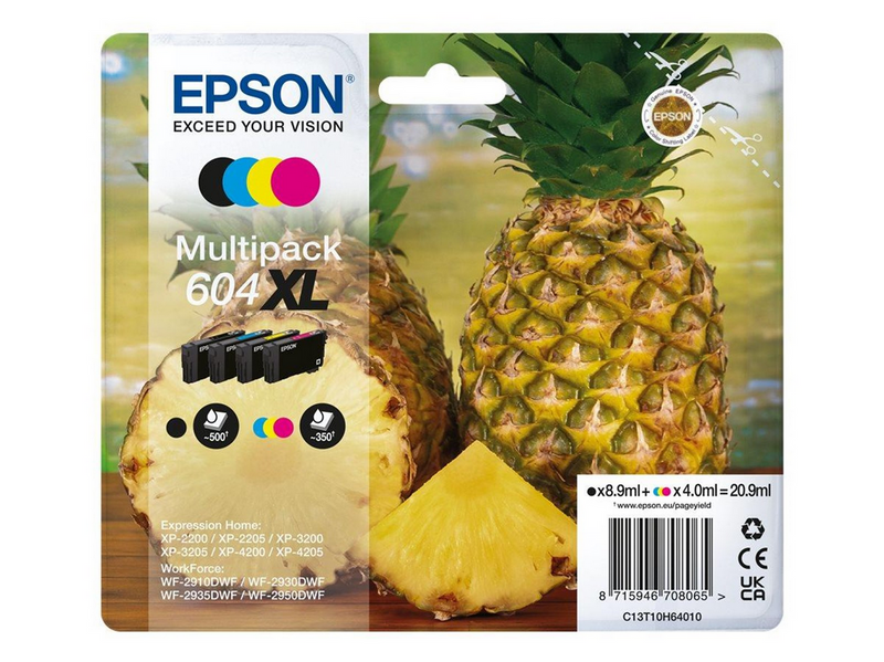 Epson 604XL Multipack - 4-pack - XL - black yellow cyan magenta - original -