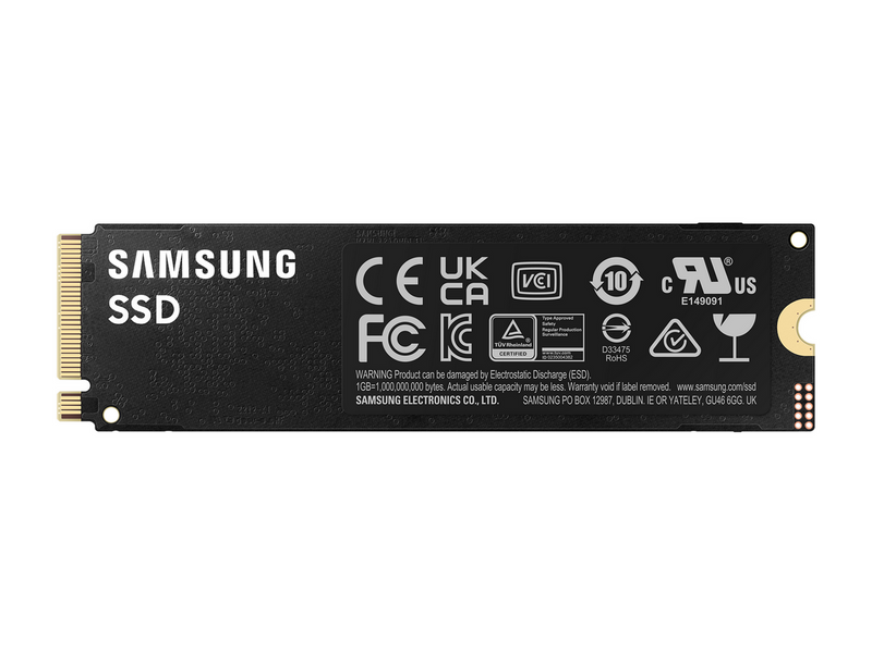 Samsung 990 Pro SSD - 4TB - Ohne Kühlkörper - M.2 2280 - PCIe 4.0