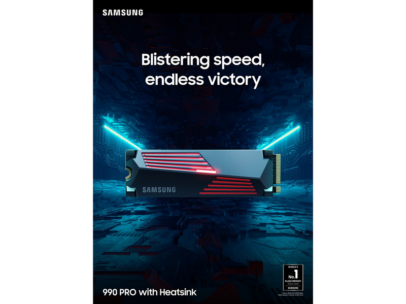 Samsung 990 Pro SSD - 2TB - Ohne Kühlkörper - M.2 2280 - PCIe 4.0