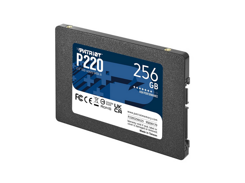 Patriot P220 SSD - 256GB - 2.5" - SATA-600