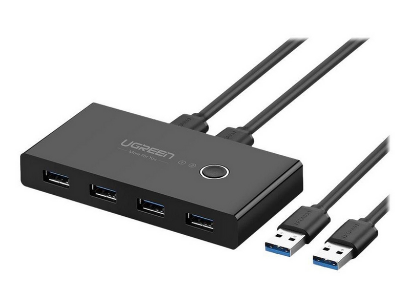 UGREEN USB 3.0 peripheral sharing switch - 4 ports USB-Hubs - USB 3.0 - 4 -