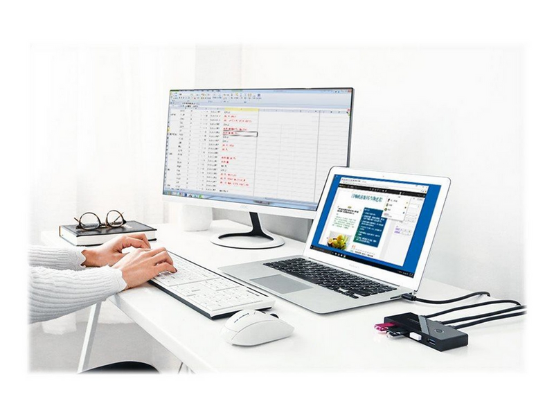 UGREEN USB 3.0 peripheral sharing switch - 4 ports USB-Hubs - USB 3.0 - 4 -