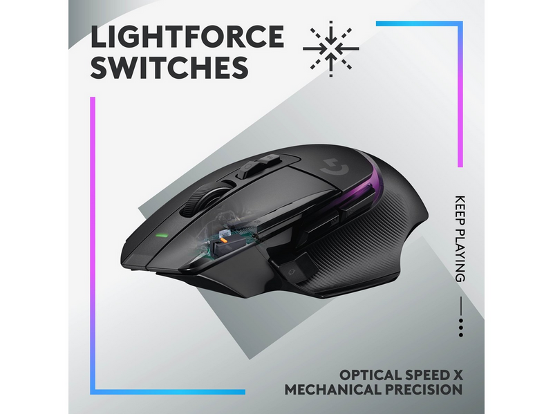 Logitech G502 X Plus Wireless - Gaming Maus (Schwarz)