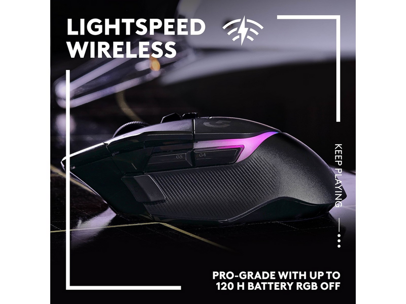 Logitech G502 X Plus Wireless - Gaming Maus (Schwarz)