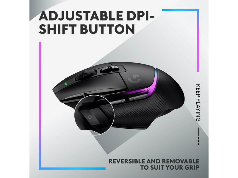 Logitech G502 X Plus Wireless - Gaming Maus (Schwarz)