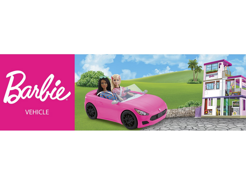 Barbie Pink Convertible 2-Seater Vehicle