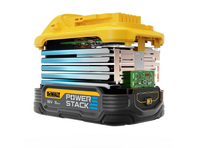 Dewalt DCBP518H2-XJ 18V XR POWERSTACK 5AH Battery, Twin Pack