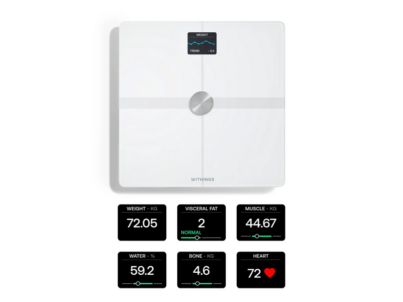 Withings Analysewaage Body Smart - Weiß