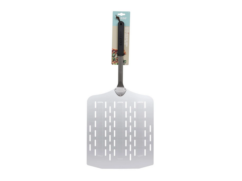 cozze ® leichter Pizzaspachtel mit Löchern 75 x 40 x 35 cm Aluminium