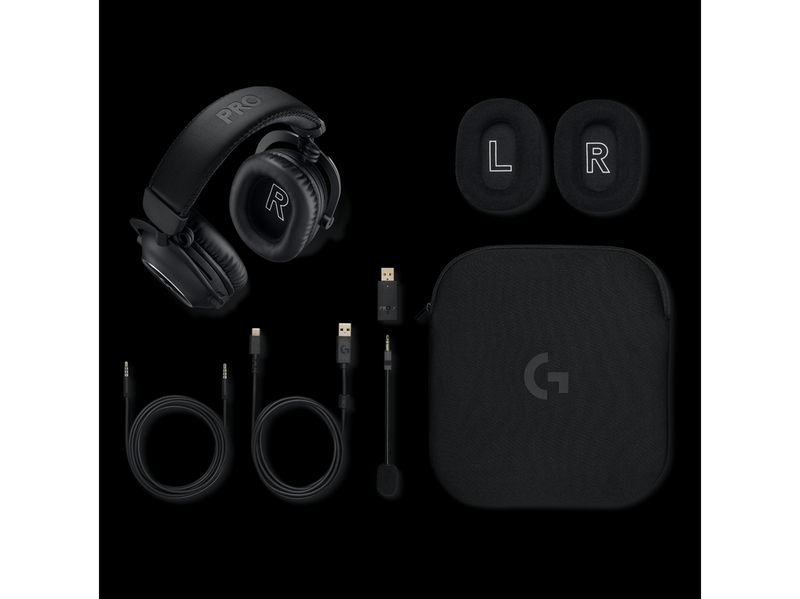 Logitech G PRO X 2 - LIGHTSPEED Wireless Gaming Headset - Schwarz