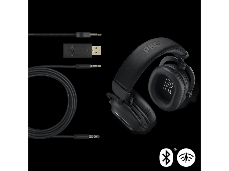 Logitech G PRO X 2 - LIGHTSPEED Wireless Gaming Headset - Schwarz