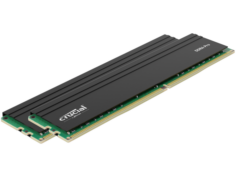 Crucial PRO DDR4-3200 - 32GB - CL22 - Dual Channel (2 pcs) - Intel XMP - Schwarz