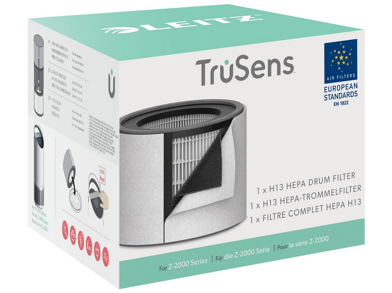 Leitz Ersatz-3-In-1 H13 HEPA-Filter für TruSens Z-2000 mittelgroßer Luftreiniger