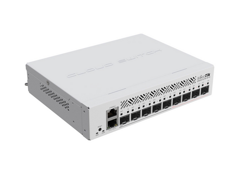 MikroTik CRS310-1G-5S-4S+IN / L3 Switch (4 x 10 Gigabit SFP+ / 5 x Gigabit SFP