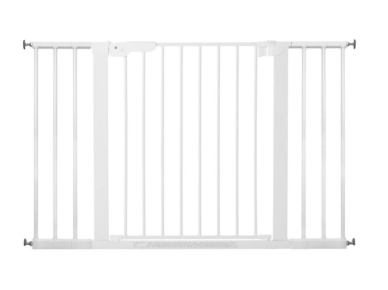 BabyDan Premier Safety Gate with 6 Extensions White 112-119.3 cm