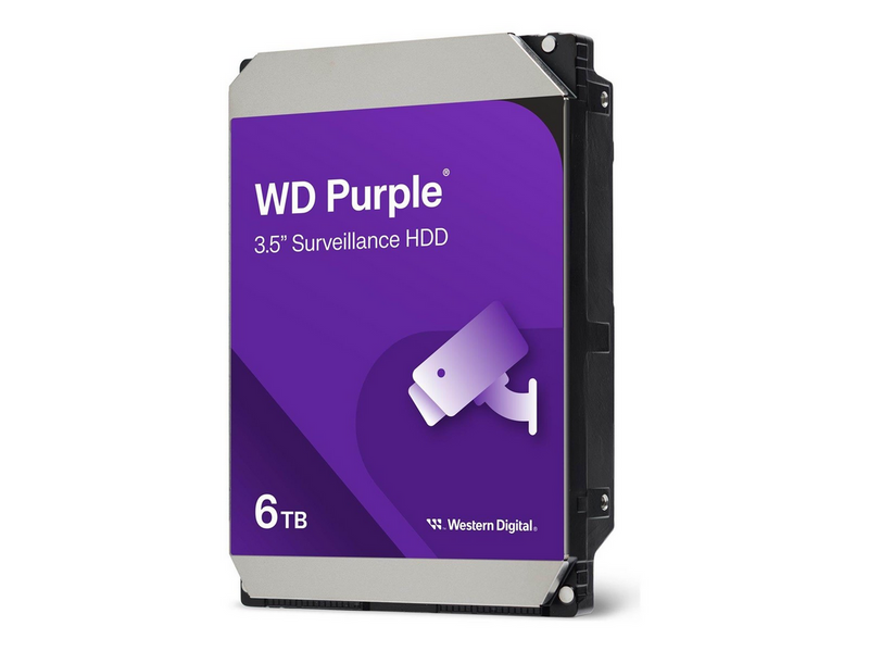 WD Purple - 6TB - Festplatten - WD64PURZ - SATA-600 - 3.5"