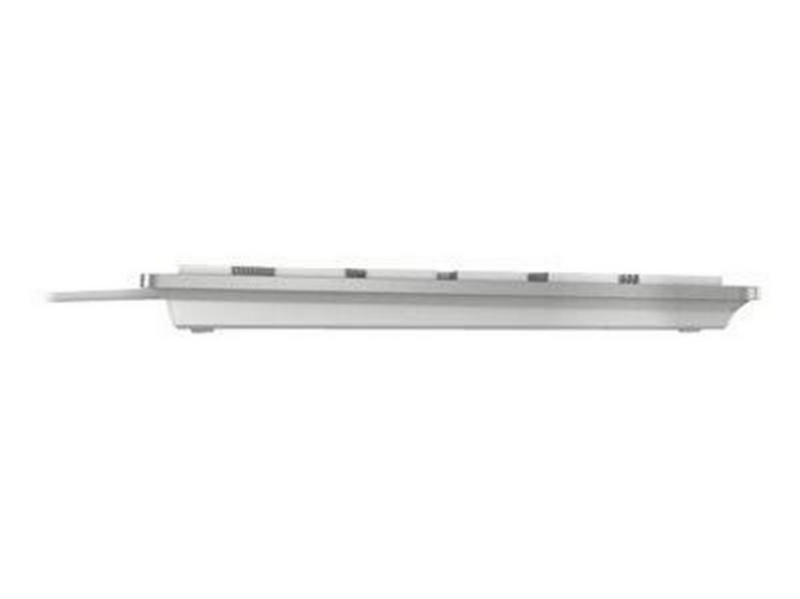 Cherry KC 6000 SLIM FOR MAC - Tastatur - Nordic ISO - Silber