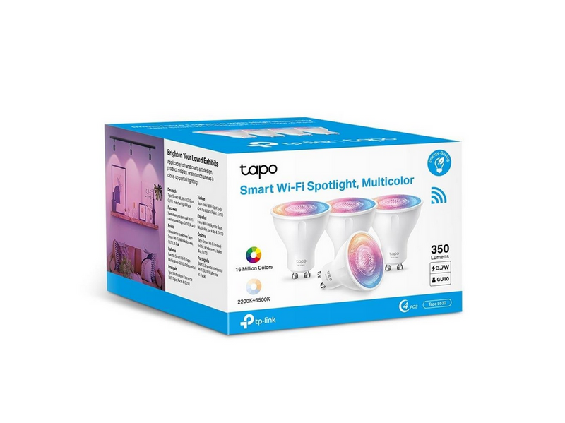 TP-Link Tapo L630 (4-pack) Smart Wi-Fi Spotlight Multicolor