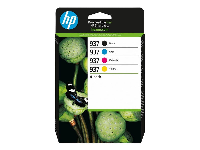 HP 937 / 6C400NE - 4-Pack (Black Yellow Magenta Cyan) Ink