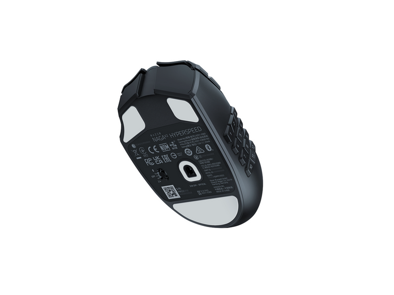 Razer Naga V2 HyperSpeed - Wireless MMO Gaming Mouse - Gaming Maus (Schwarz)