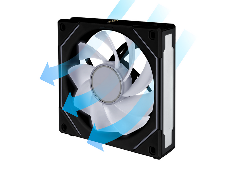 Lian Li UNI FAN SL-INF Reverse 120 Black - Gehäuselüfter - 120mm - Schwarz - 32