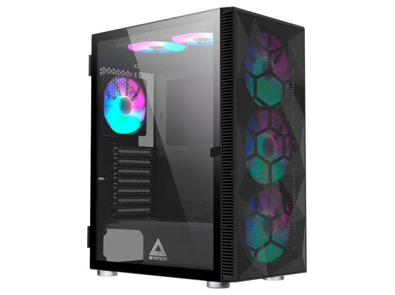 Montech X3 Mesh - Black - Gehäuse - Miditower - Schwarz