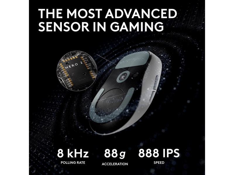 Logitech G PRO X SUPERLIGHT 2 - Gaming Maus (Weiß)