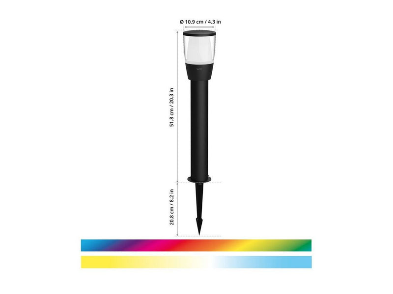 WiZ Smart Outdoor Elpas Bollard Starter Kit
