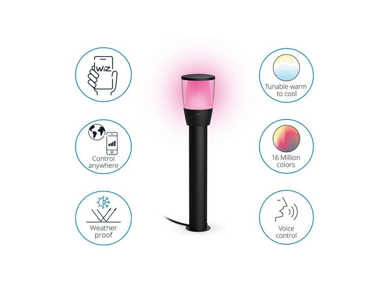 WiZ Smart Outdoor Elpas Bollard Starter Kit