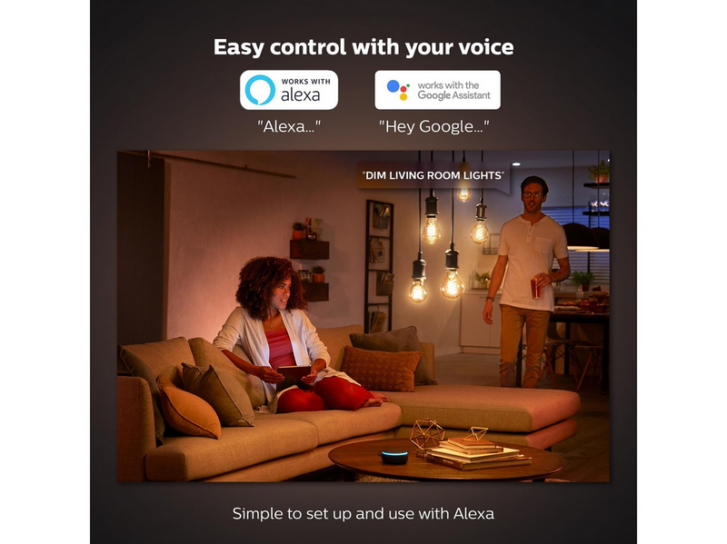 Philips Hue Filament Globe G93 7W White E27