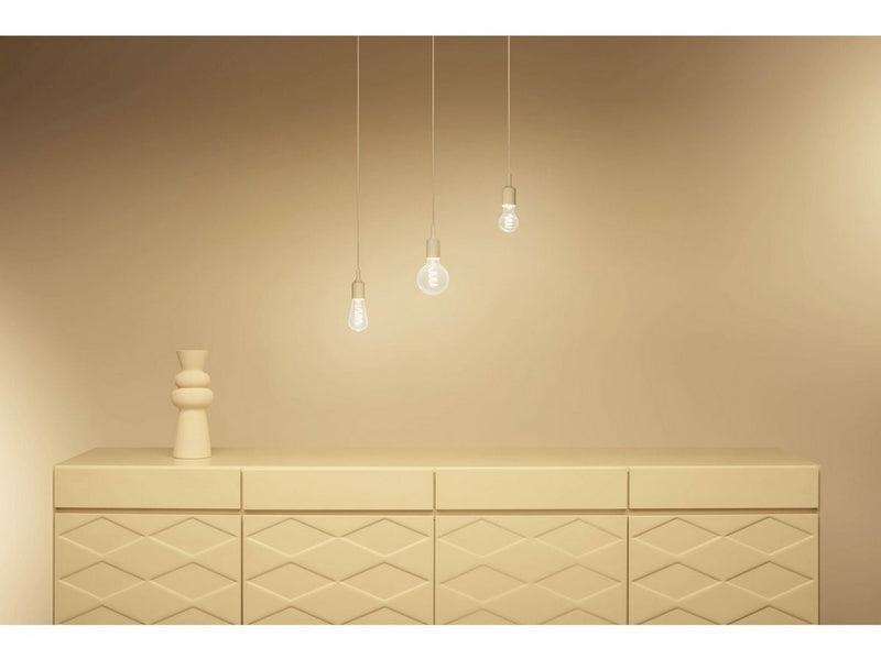 WiZ ST64 E27 Clear Smart Filament Bulb - RGB/16 Million colors + Dimmable White