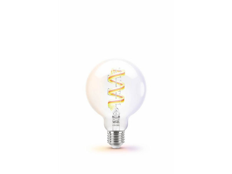 WiZ Color G95 E27 Smart Filament Globe Bulb - RGB/16 Million colors + Dimmable