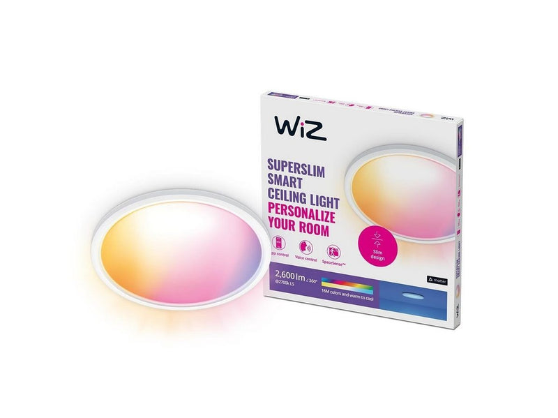 WiZ Super Slim Deckenlampe - 22 W - RGB - weiß