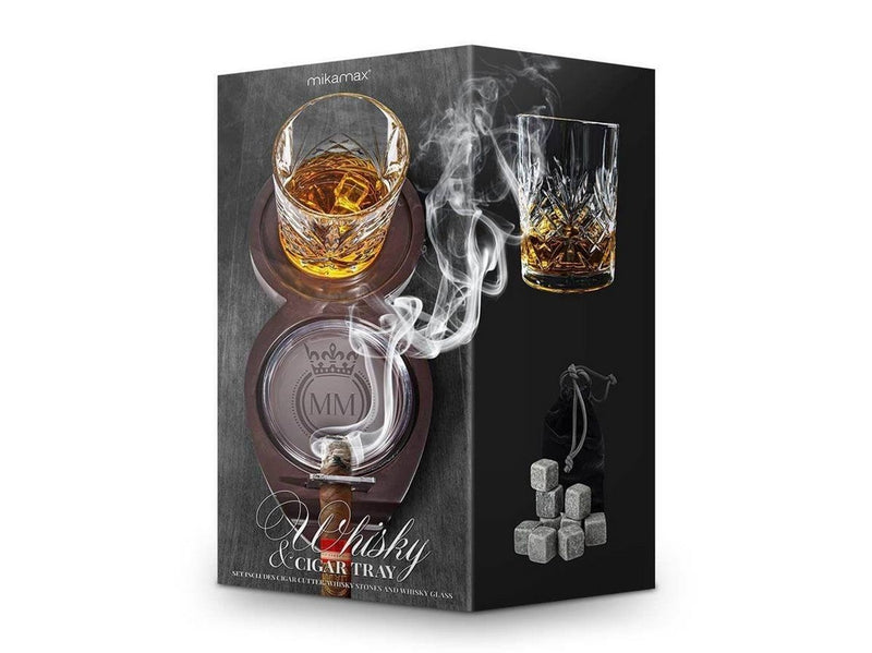 Mikamax Whisky & Cigar Tray