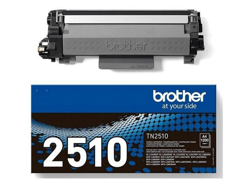 Brother TN-2510 - high capacity - black - original - toner cartridge