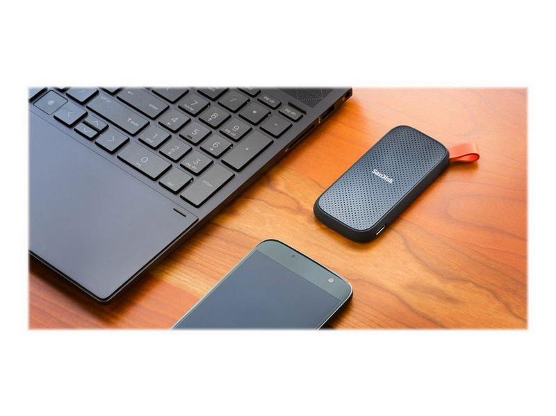 SANDISK Portable SSD - 1TB - Schwarz - Extern SSD - USB 3.2 Gen 2