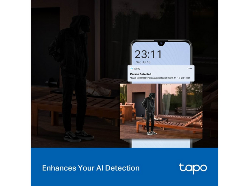 TP-Link Tapo C325WB ColorPro Outdoor Security Wi-Fi Camera