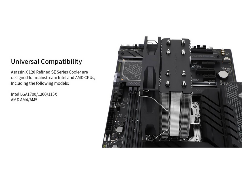 Thermalright Assassin X 120 Refined SE ARGB - CPU-Luftkühler - Max 26 dBA