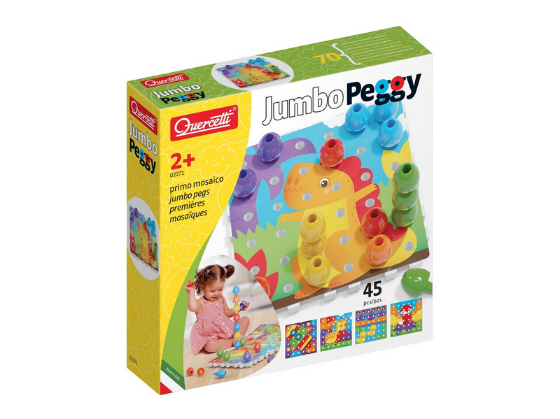 Quercetti Jumbo Peggy (45 pcs)