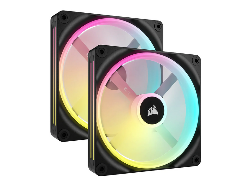 Corsair iCUE LINK QX140 RGB Starter Kit - Black - Gehäuselüfter - 140mm -