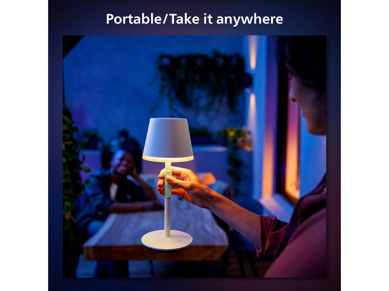 Philips Hue Go Portable Table Lamp White
