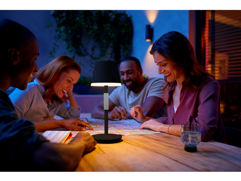 Philips Hue Go Portable Table Lamp Black
